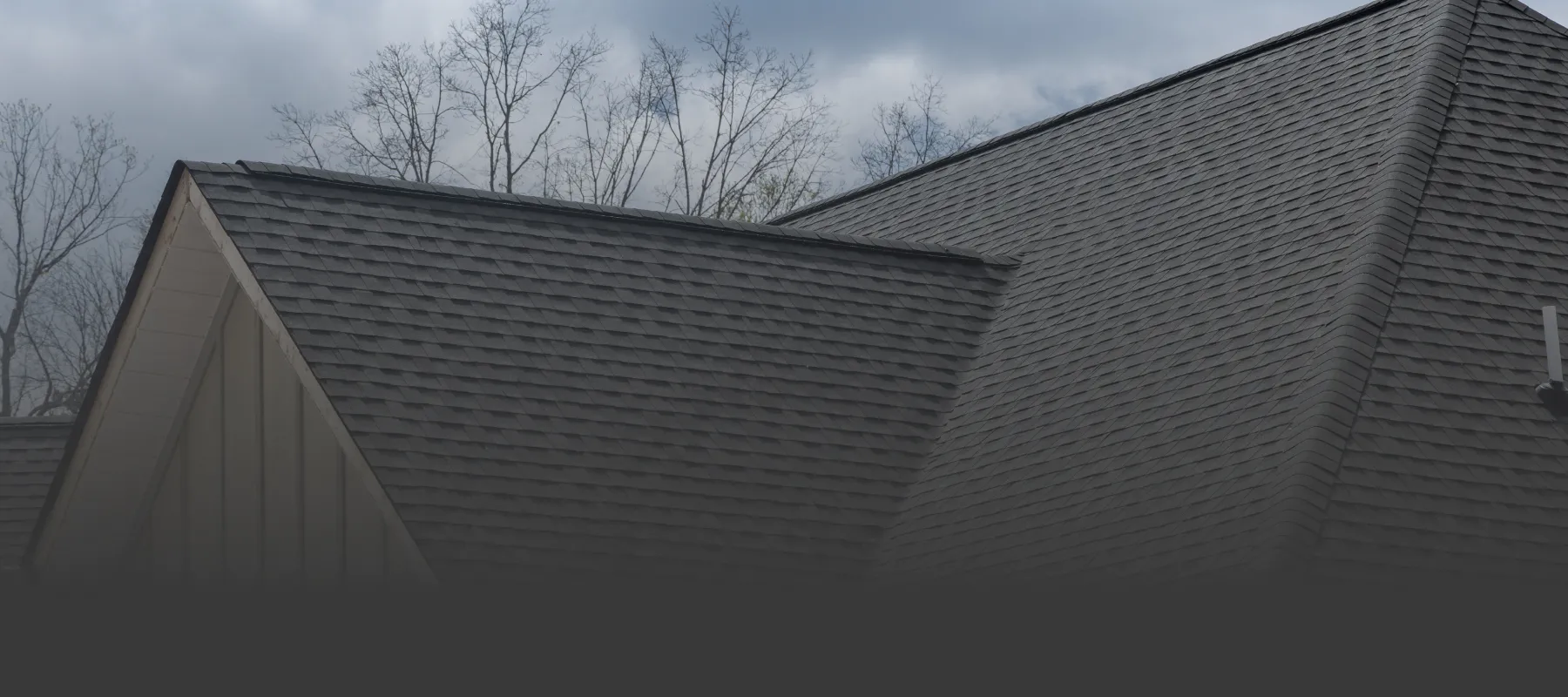 close up of a houses roof before inspection austell ga