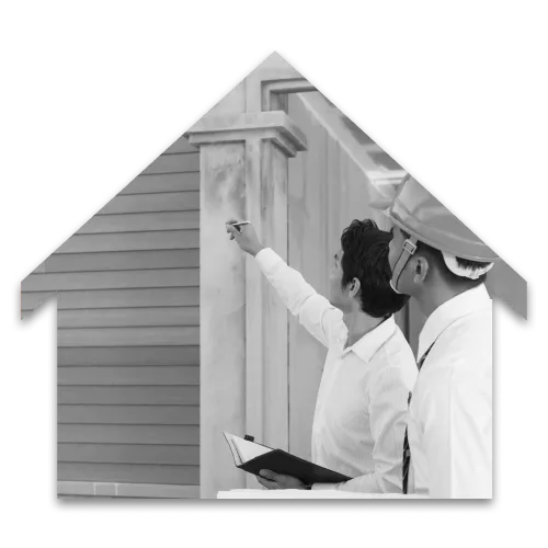 home inspector checking a houses structure austell ga